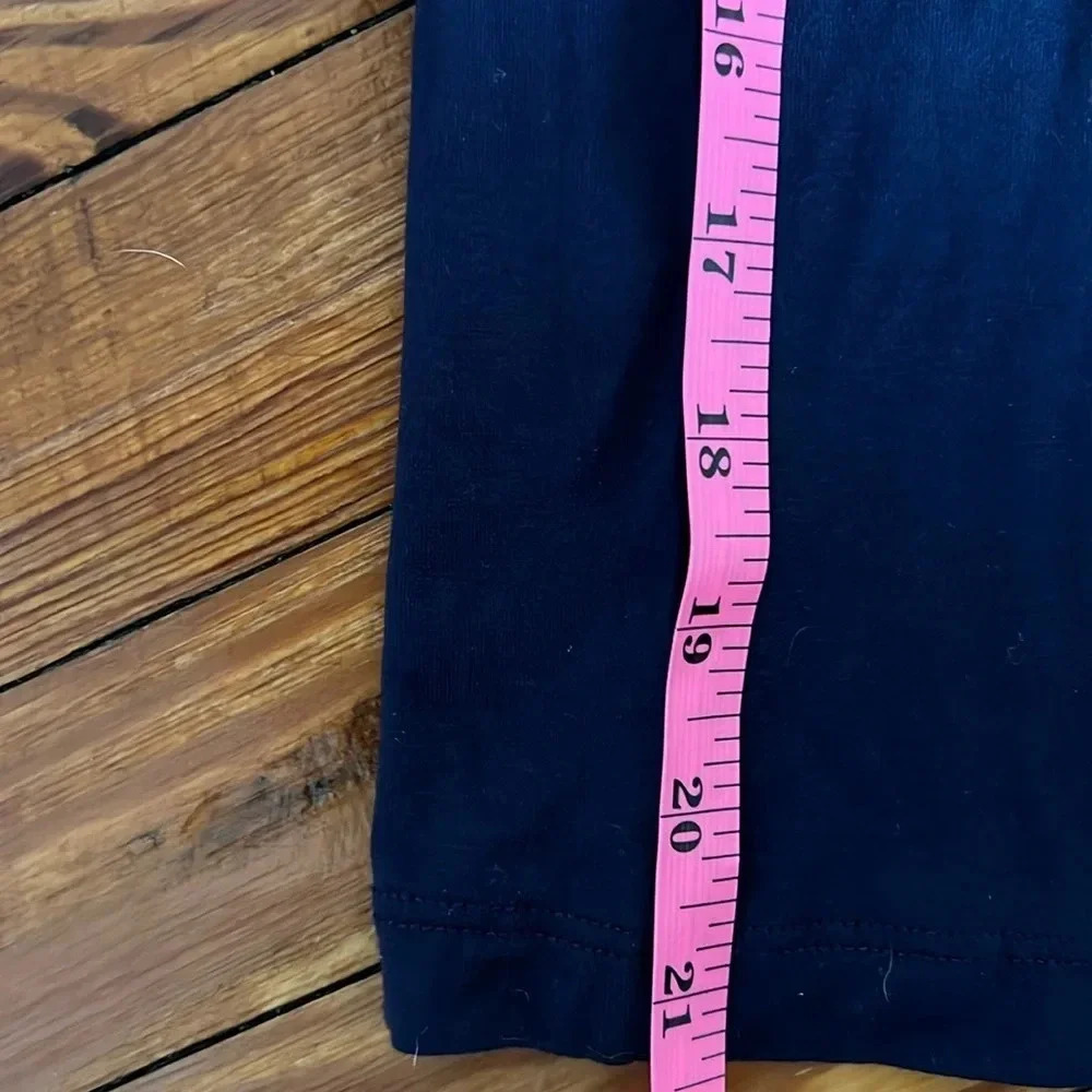 Eileen Fisher Cropped, Wide Leg, Lightweight Jumpsuit, Navy Blue - Sz XS, Fits M - Picture 8 of 9